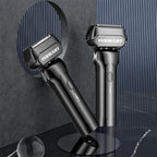 Electric Foil Razor for Men – 4-Blade High-Speed Shaver with 7000 RPM Motor & LED Power Display