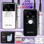 45000RPM Professional Electric Nail Drill Machine Rechargeable Nail Drill for Gel Nail Polish Portable Nail File Manicure Tool