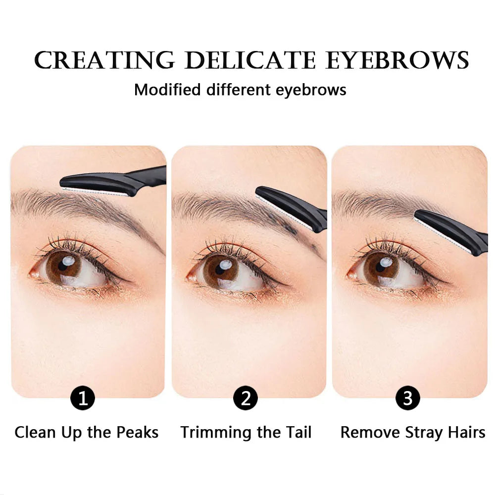 Portable Eyebrow & Face Trimmer – Precision Hair Removal Razor