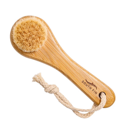 1Pc Facial Cleansing Brush – Soft Bamboo Hair Face Brush for Deep Cleaning, Gentle Massage & Portable Skincare