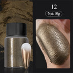 10g Gradient Pearl Nail Powder – Metallic Aurora Effect Glitter Dust for UV Gel Nail Art Decorations