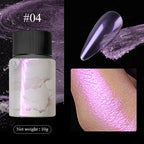 10g Gradient Pearl Nail Powder – Metallic Aurora Effect Glitter Dust for UV Gel Nail Art Decorations