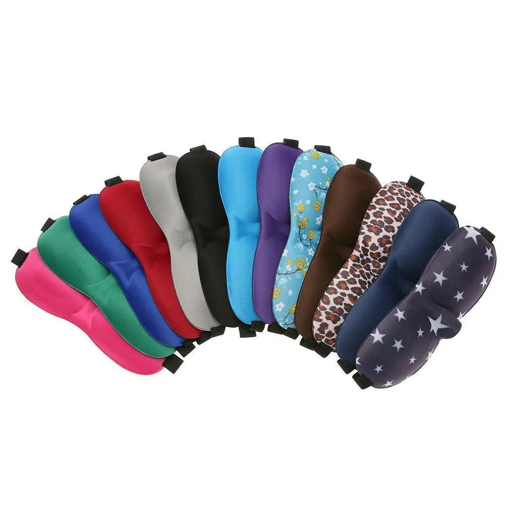 3D Sleep Mask – Soft Portable Eyeshade Eye Patch for Sleeping, Light Blocking Blindfold for Travel & Lazy Eye