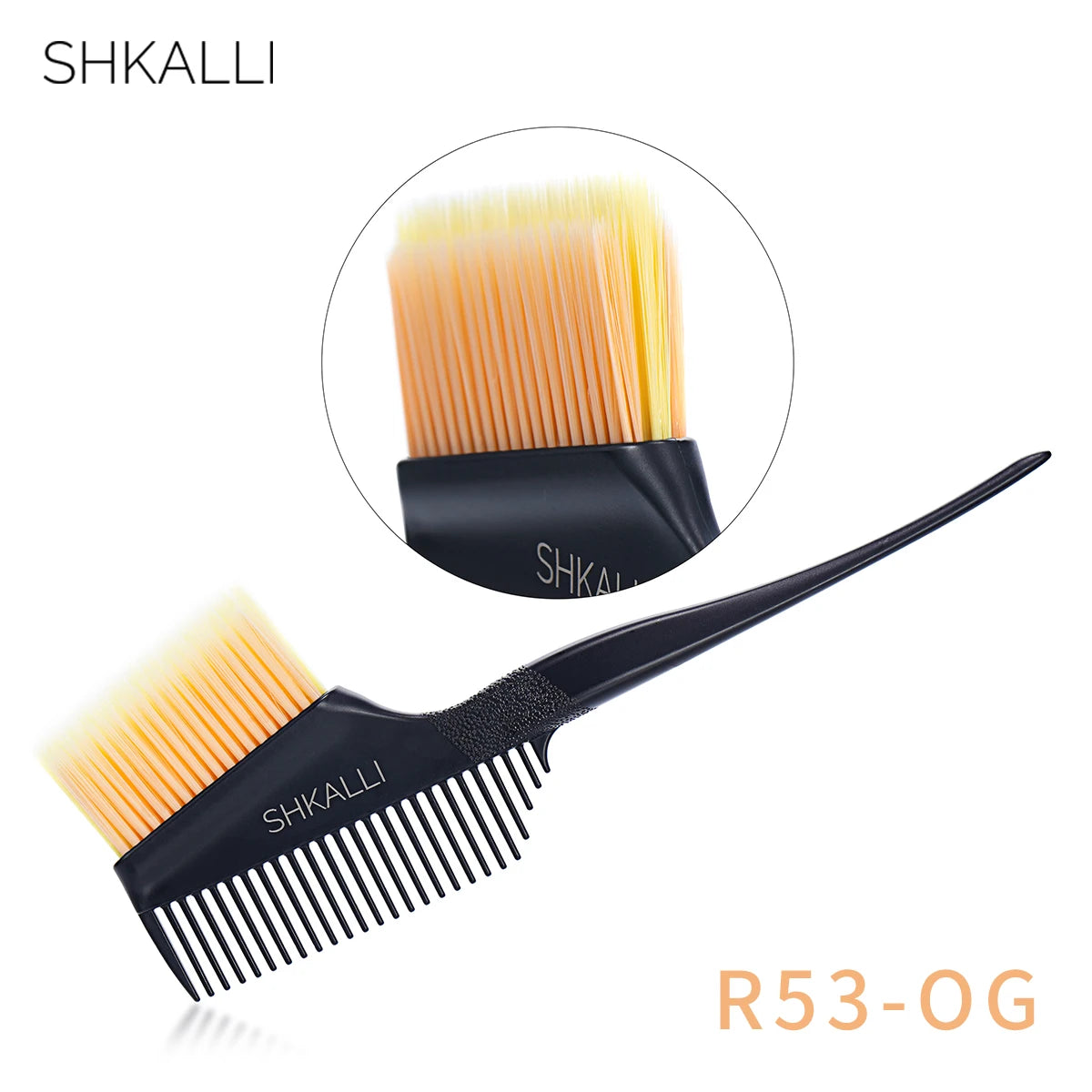 Professional Hair Color Comb & Brush – Ergonomic Hybrid Design for Bleaching, Highlights & Salon or Home Use