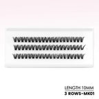 WOSHEER Natural Cluster Lashes – Volume Mixed Eyelash Extensions