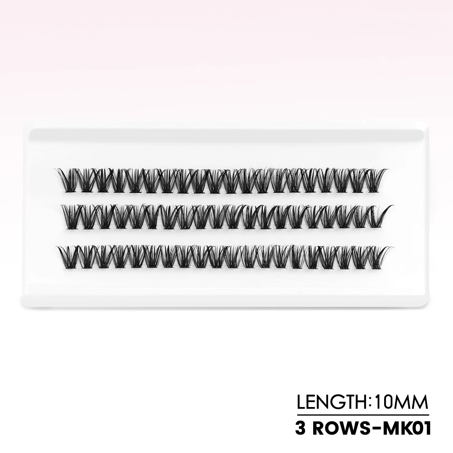 WOSHEER Natural Cluster Lashes – Volume Mixed Eyelash Extensions