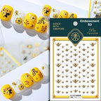 Sunflower & Autumn Harvest Nail Art Stickers