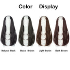 22" Synthetic Layered Hair Wig – Top Head Volume Extension