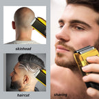 Rechargeable Electric Shaver for Men – Wet & Dry Beard Trimmer and Shaving Machine