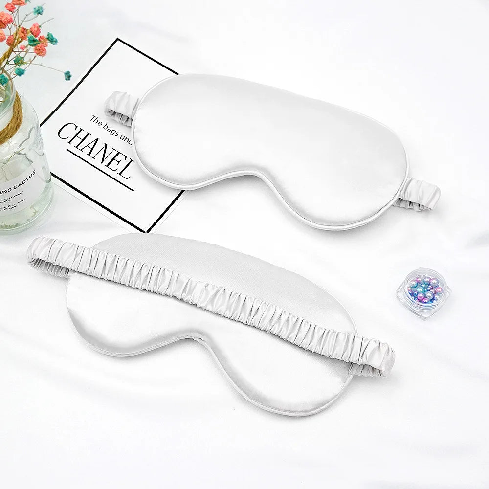 Imitated Silk Sleep Eye Mask – Shading Eyepatch for Travel, Relaxation & Eye Care
