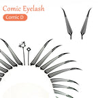 Anime Spire Individual Cashmere Eyelashes – Natural, Soft, Feathered Manga Lashes