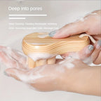 1Pc Wooden Facial Cleansing Brush – Exfoliating Bamboo Hair Face Massage & Skincare Brush