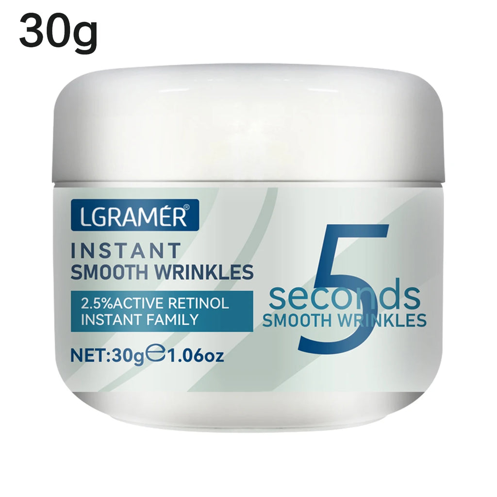 5 Seconds Retinol Anti-Wrinkle Cream – Instant Line Fading, Firming & Lifting Anti-Aging Moisturizer