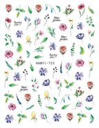 3D Floral & Butterfly Nail Art Stickers