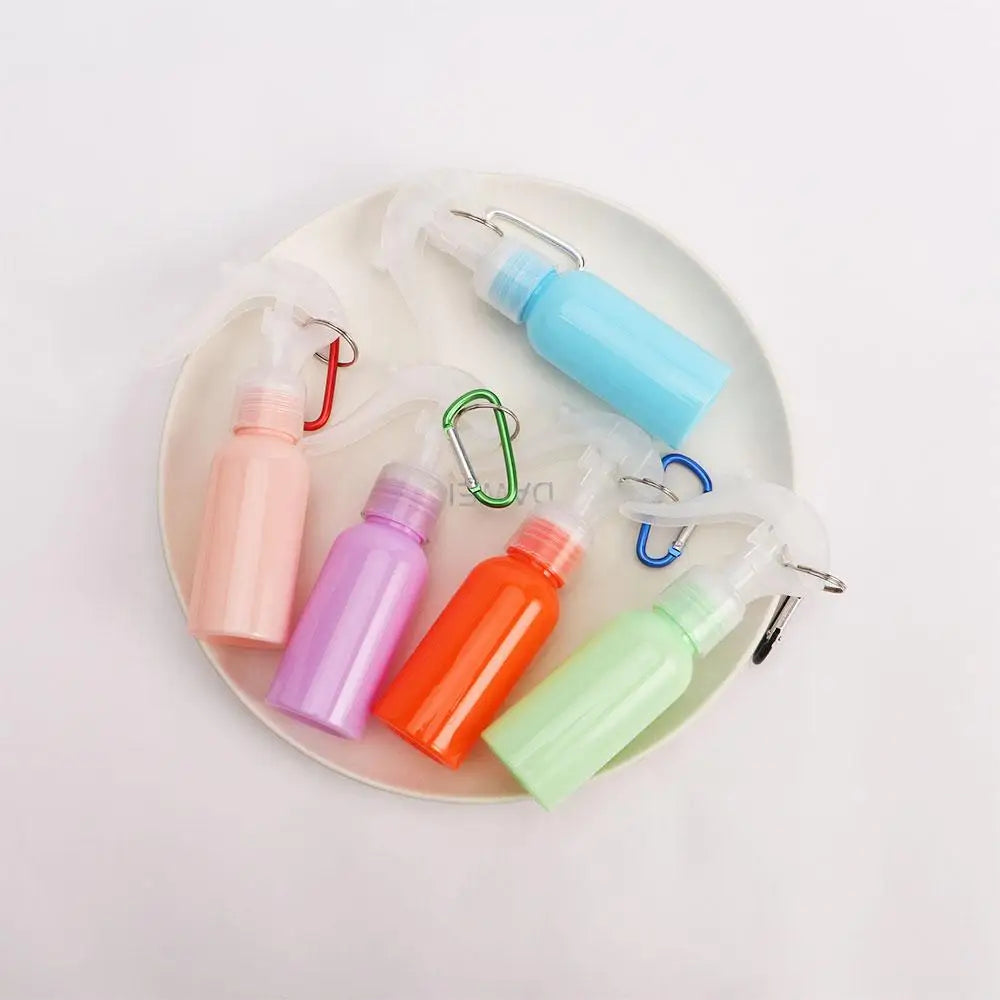 Mini Refillable Mist Spray Bottles with Keychain – Empty Travel Atomizers