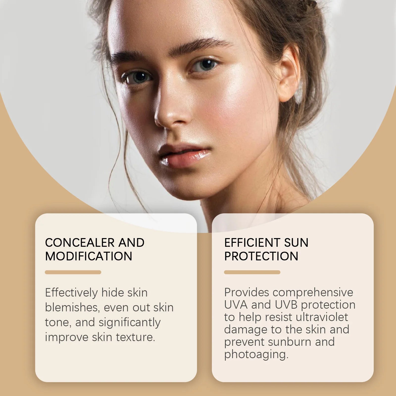 Gold Snail BB Cream SPF 50 – Sunscreen & Long-Lasting Concealer