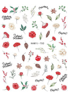 3D Floral & Butterfly Nail Art Stickers