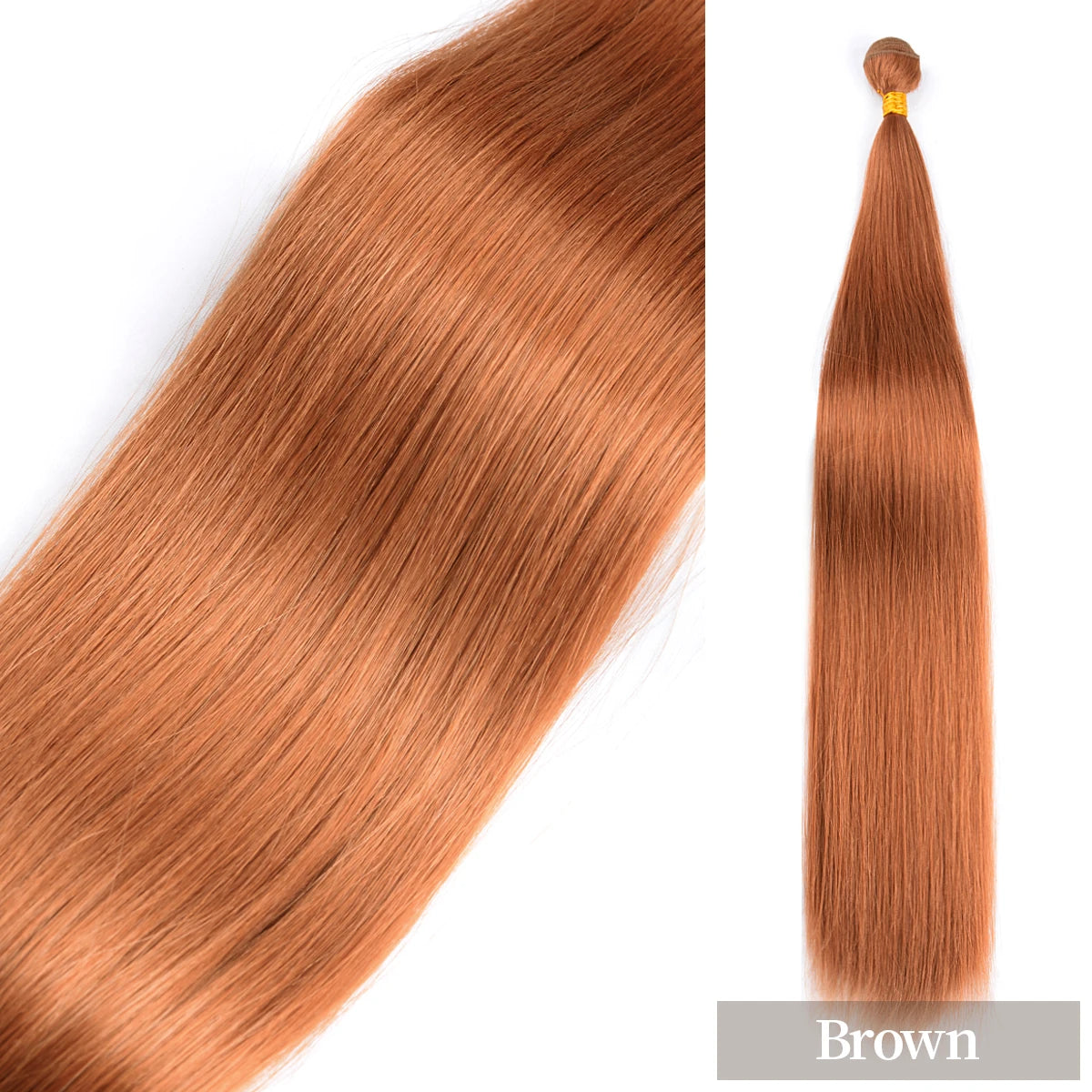 24" Straight Synthetic Hair Bundles – Ombre Blonde Extensions
