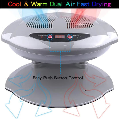 400W Nail Fan Dryer with Intelligent Automatic Sensor – Nail Polish Blow Dryer for Regular Polish