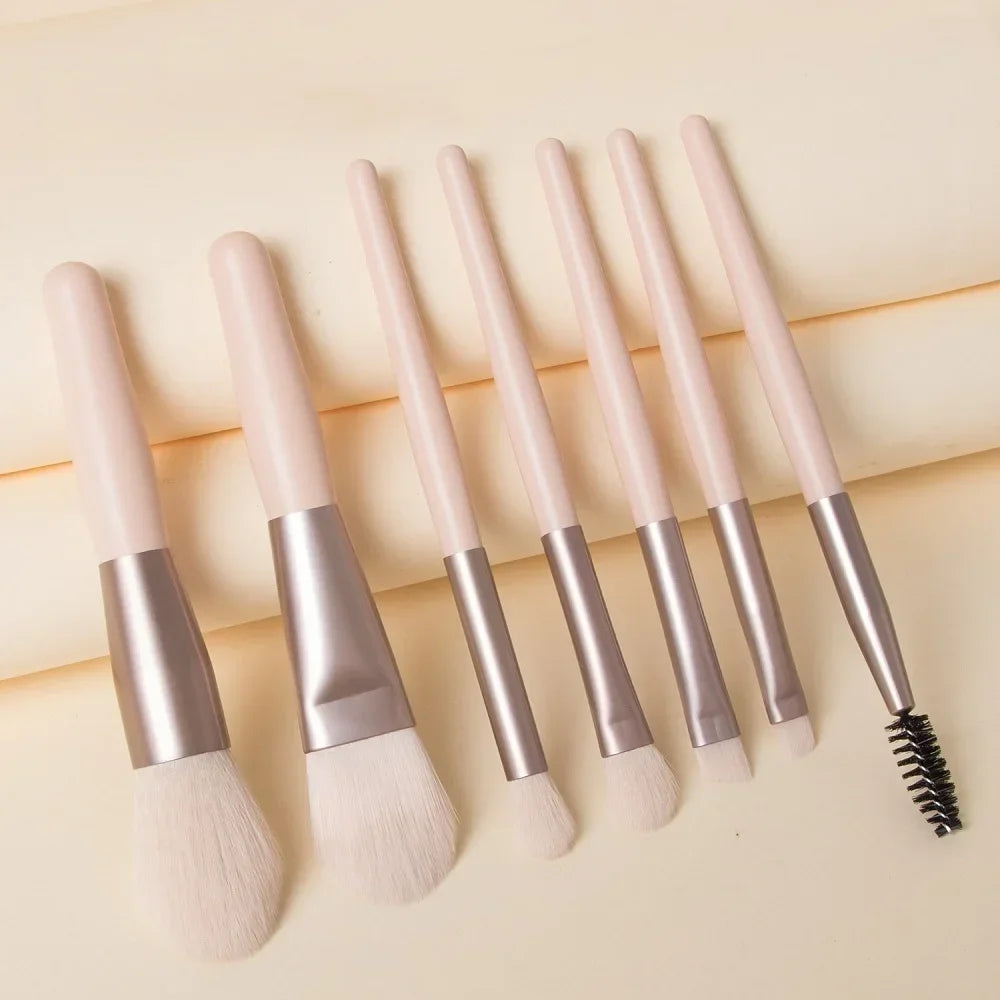 Morandi 8-Piece Makeup Brush Set – Face & Eye Essentials