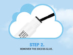DIY Lash Extension Kit – 280 Clusters with Bond, Seal, Remover & Tweezers (40/50 Pack)