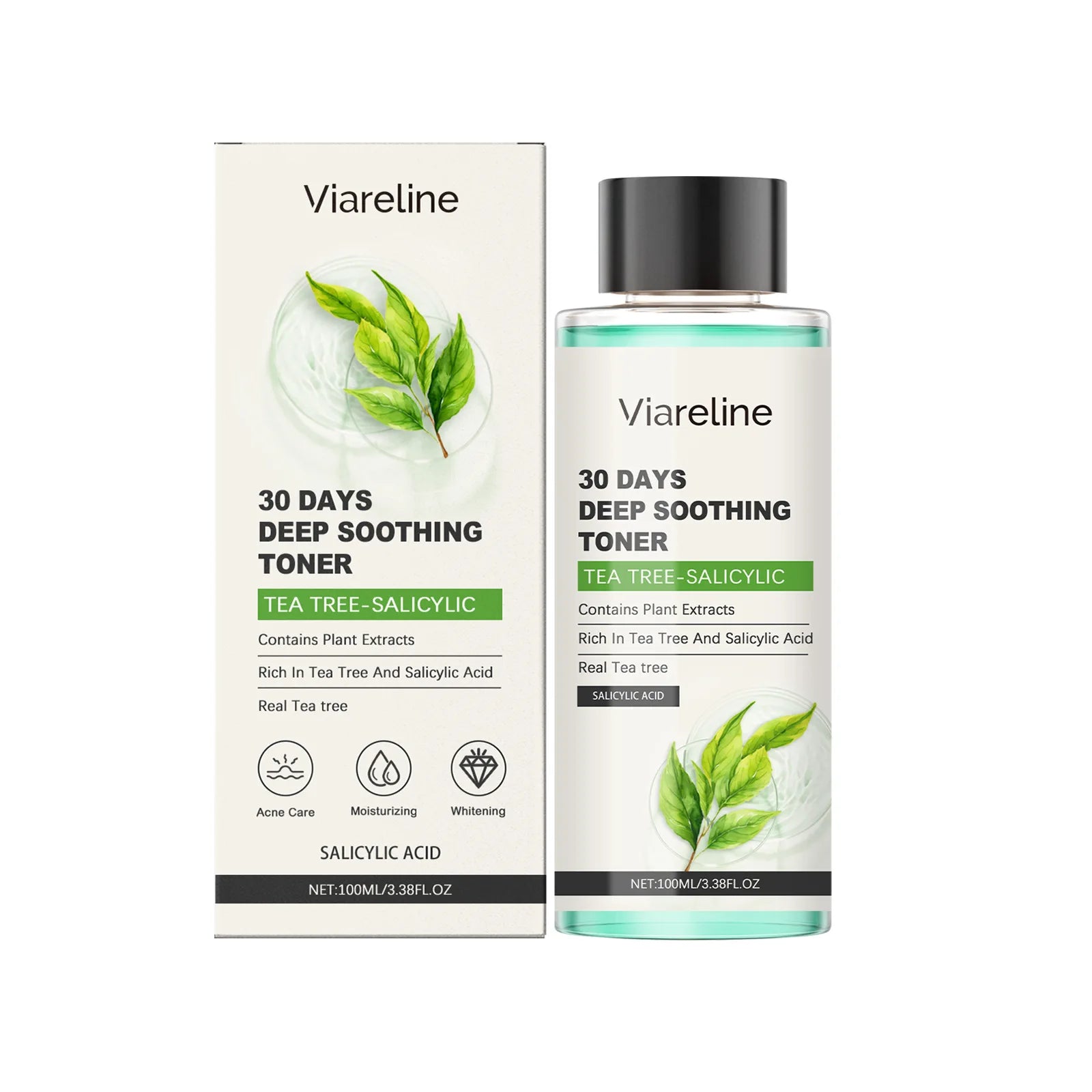 Salicylic Acid Face Care Set – Cleanser, Toner, Serum & Anti-Acne Cream