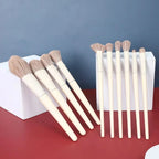 10PCS Makeup Brush Set – Foundation, Blush, Eyeshadow, Eyebrow, Contour & Lip Beauty Tools