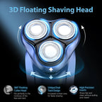 Rechargeable Electric Razor for Men – Portable Rotary Shaver & Beard Trimmer, Ideal Travel Grooming Gift