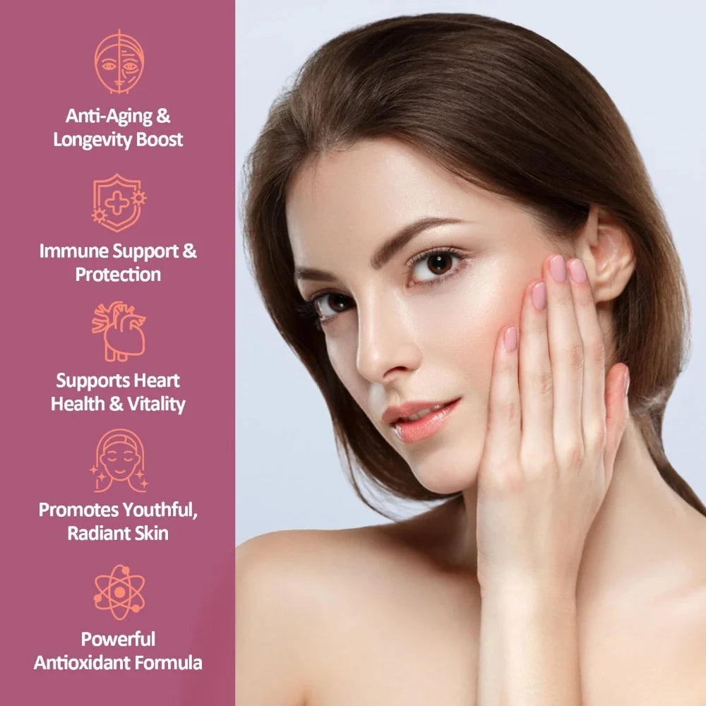 30 Patches Resveratrol Transdermal Patches With Berberine Quercetin Antioxidant Heart Support