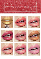 Handaiyan 9-Color Matte & Glitter Velvet Lipstick – Long-Lasting, Waterproof