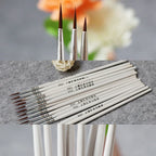 10pcs Paint Brushes Set YS001 – Thin Hook Line Nylon Brushes for Acrylic Painting & Art Supplies