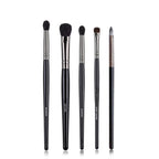 Black Crease Eye Shadow Brush Set – Soft Synthetic Hair, Travel-Friendly