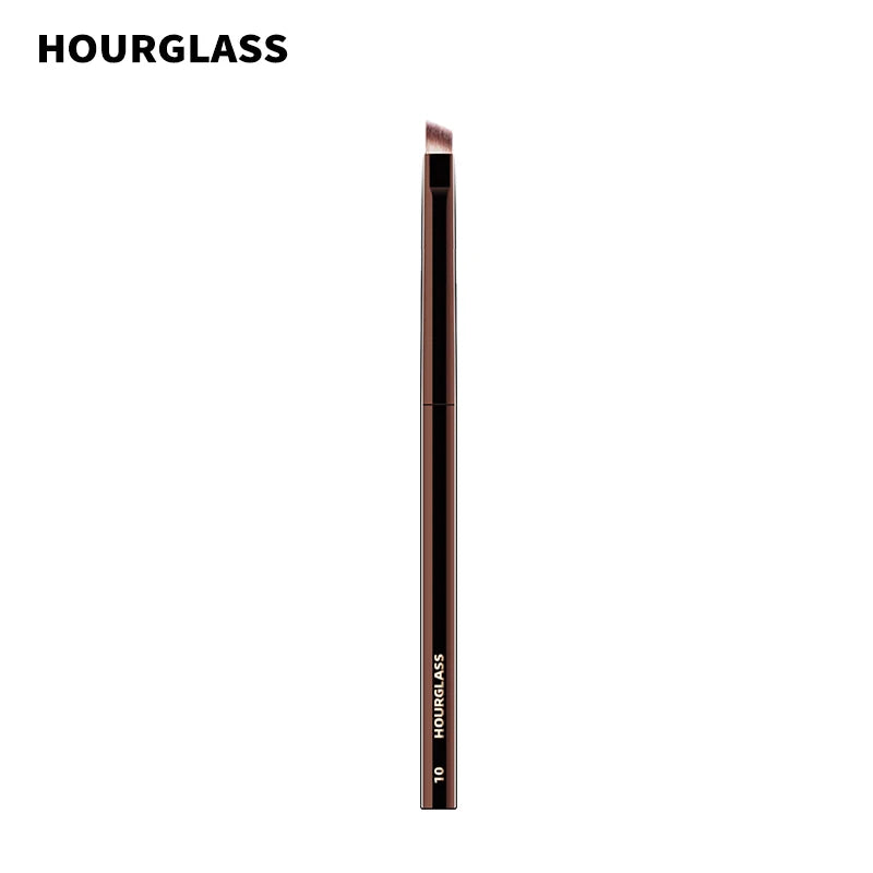 Hourglass No.10 Angled Eyeliner & Brow Brush – Soft Fiber, Single Eye Brush