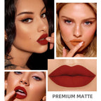 24 Colors Matte Liquid Lipstick Set – Long-Lasting, Waterproof, Non-Stick Velvet Lip Gloss