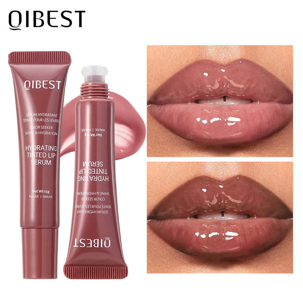 Nude Brown Plumping Lip Gloss – Moisturizing & Tinted, 12g