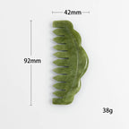 Natural Jade Comb Gua Sha Scraping Massage Tool