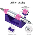 35,000RPM Professional Electric Nail Drill – Portable Manicure Machine & Nail Sander with Drill Bits and Files Kit