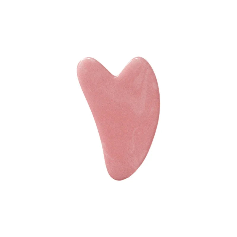 Pink Rose Quartz Jade Roller & Gua Sha Set