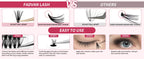 DIY Cluster Lashes Bundle – 30D/40D Soft Mink Individual Lashes