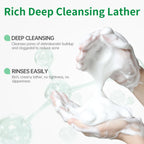 Men’s Facial Cleanser – Moisturizing, Refreshing, Oil Control, Blackhead Removal, Summer Skin Care