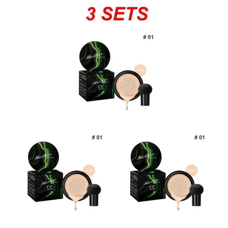 Mushroom Head Air Cushion CC Cream – Foundation, Concealer & Oil-Control Makeup