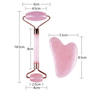 Natural Jade Gua Sha & Roller Massage Set