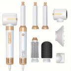 Tinsol 7-in-1 Brushless High-Speed Hair Dryer – Ionic Blow Dryer with Diffuser, Styling Comb & Hair Curler