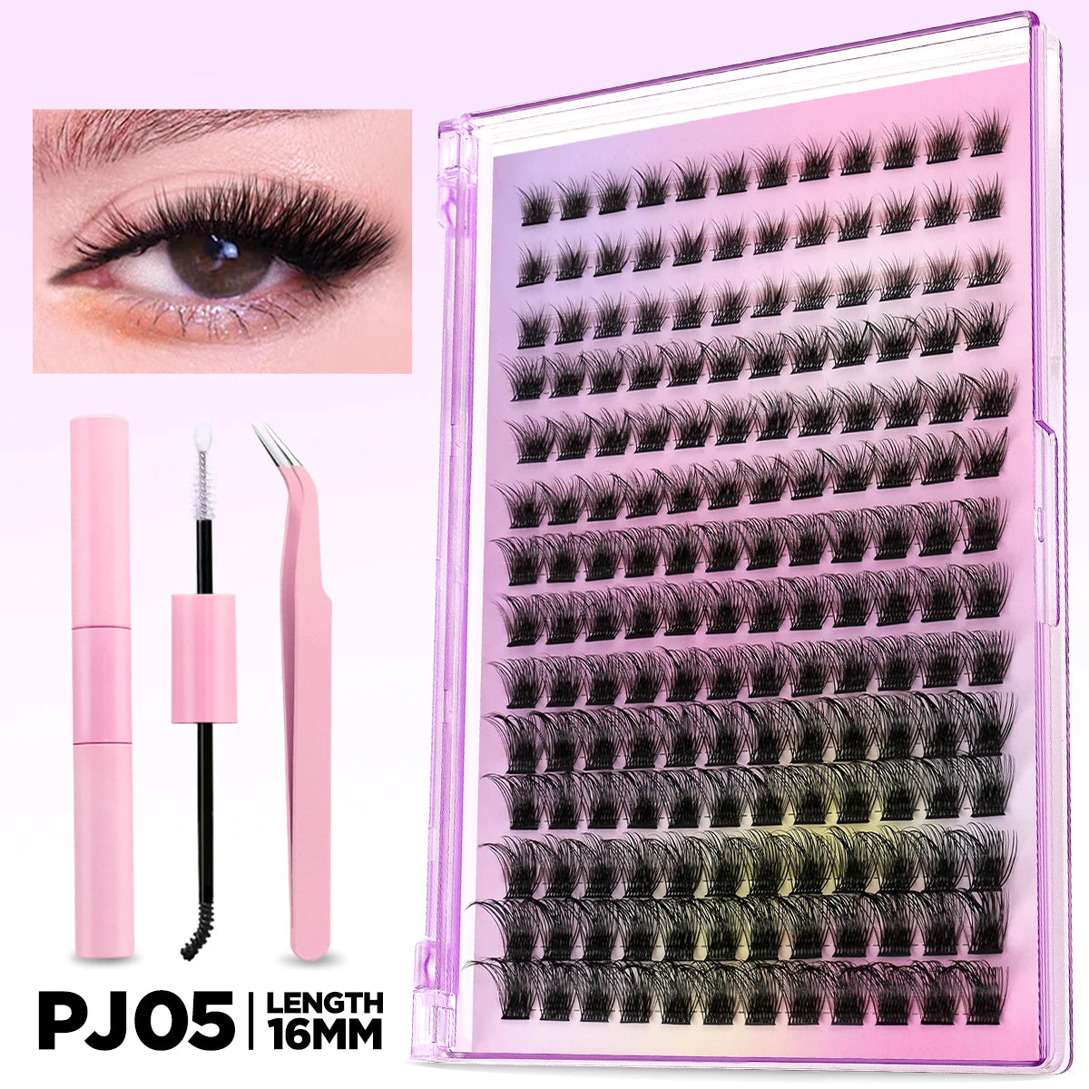 DIY Lash Clusters Kit with Bond, Seal & Remover