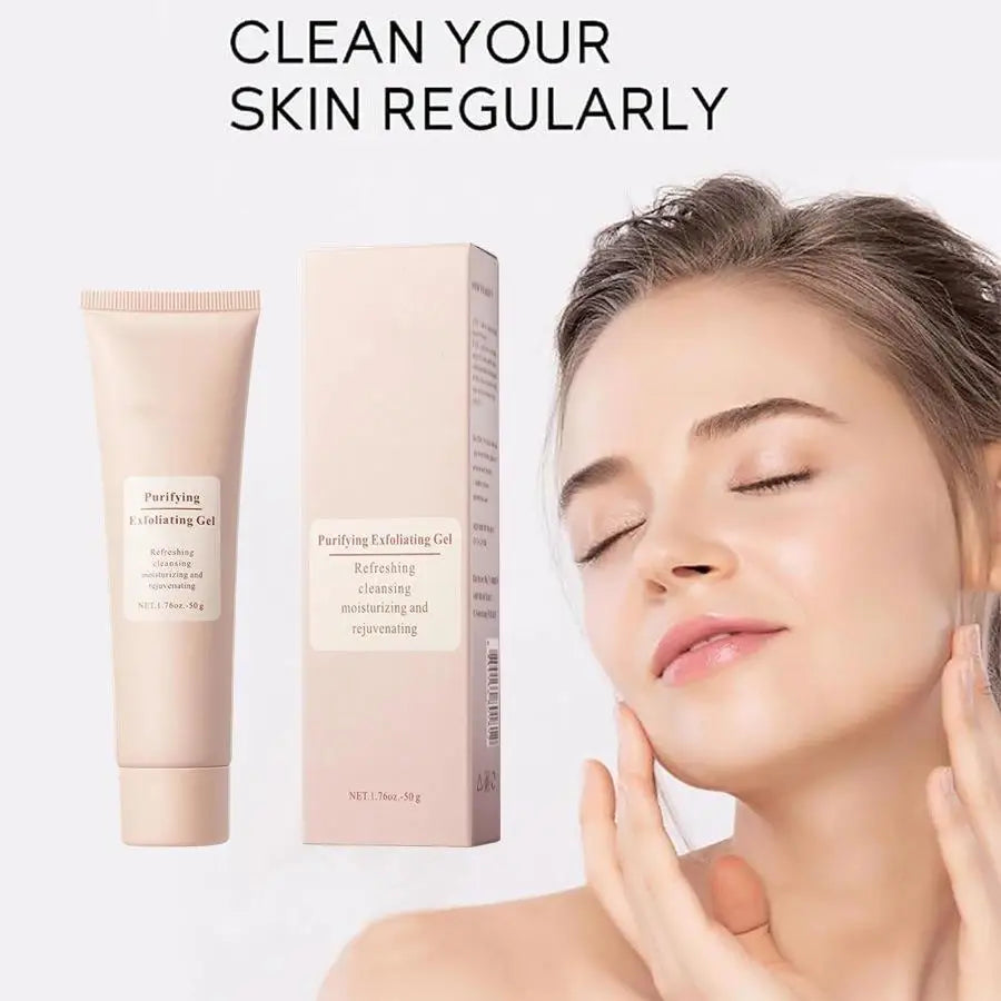 Purifying Exfoliating Facial Gel – Gentle Moisturizing Cleanser for Face & Body