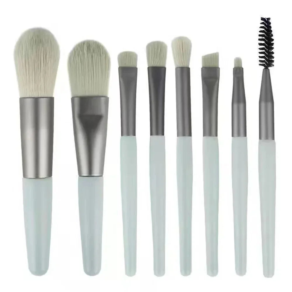 Morandi 8-Piece Makeup Brush Set – Face & Eye Essentials