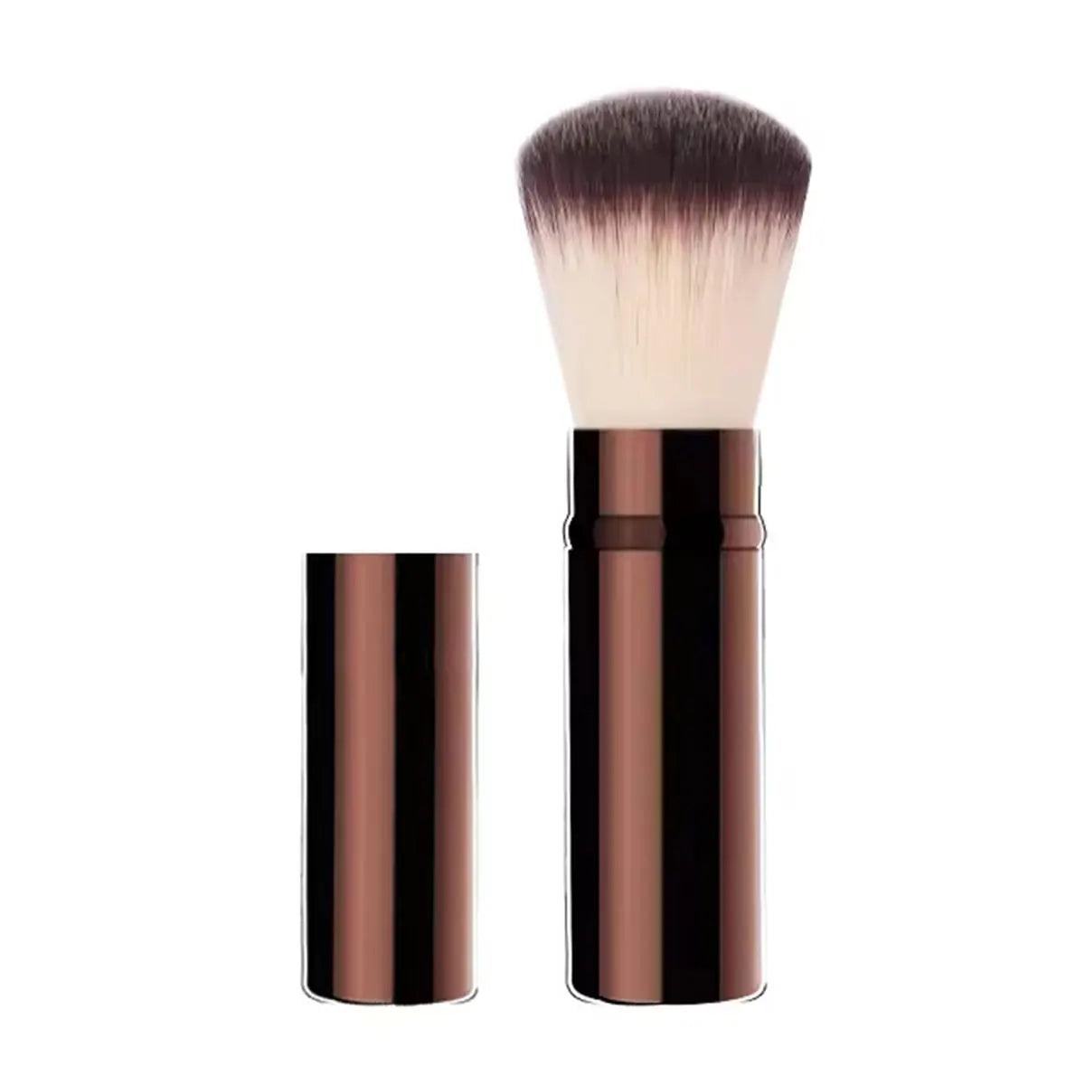 Makeup Brush No.23 – A retractable kabuki with soft fibers for flawless foundation. Elegance in every stroke.