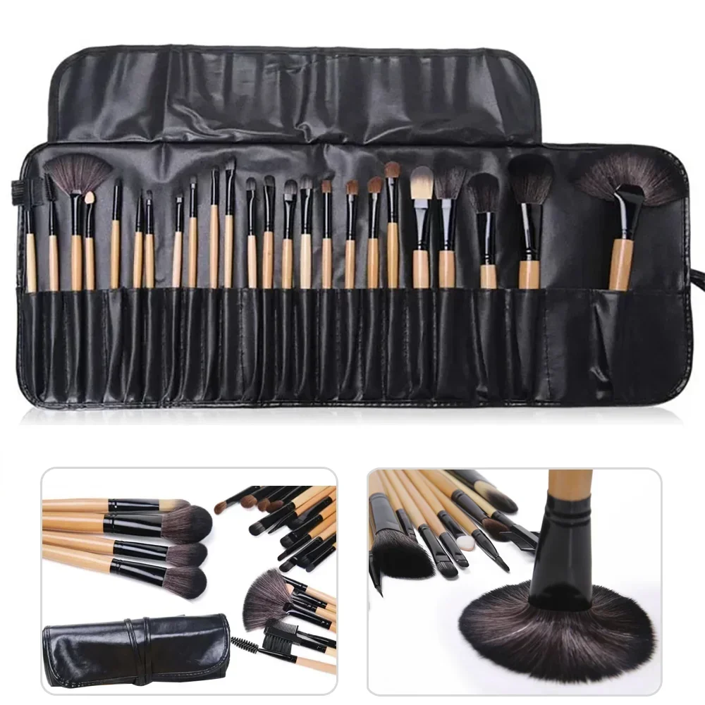 24-Piece Luxe Makeup Brush Set: Precision for Perfect Beauty