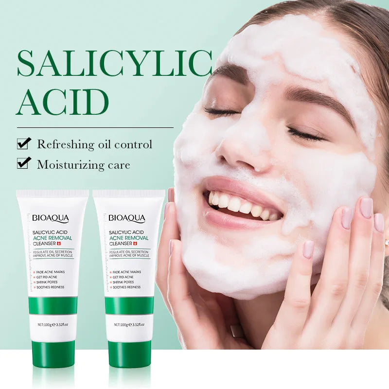 Salicylic Acid Facial Cleanser – Acne Treatment & Oil Control Face Wash