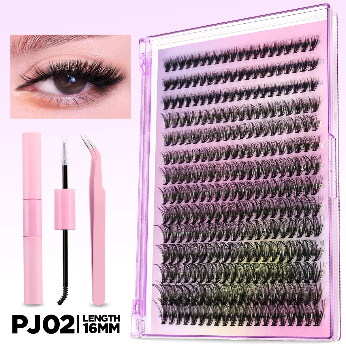 DIY Lash Clusters Kit with Bond, Seal & Remover